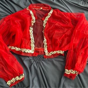 Red genie Halloween costume